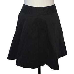 H&M Mini Skirt | Black, Pleated, Lined